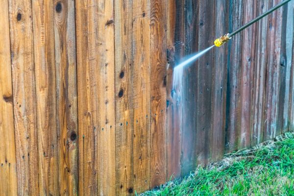 Fence Pressure Washing in Sheboygan