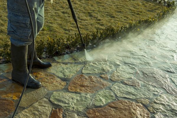 Stone Power Washing in Sheboygan