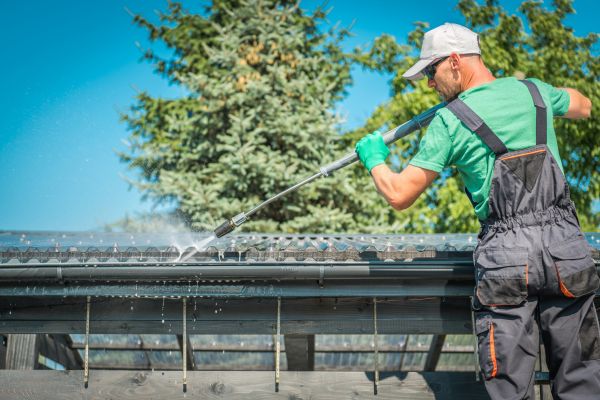 Gutter Power Washing in Sheboygan