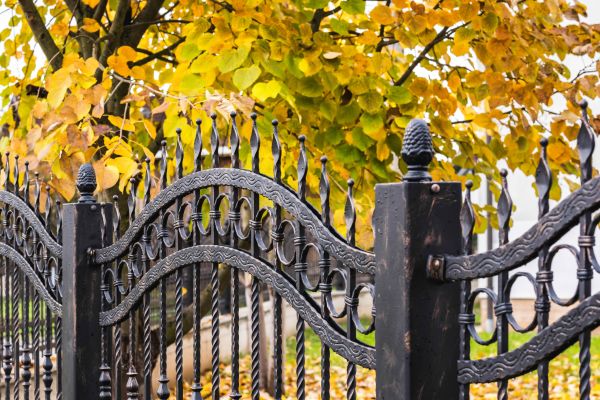 Wrought Iron Fence Washing in Sheboygan