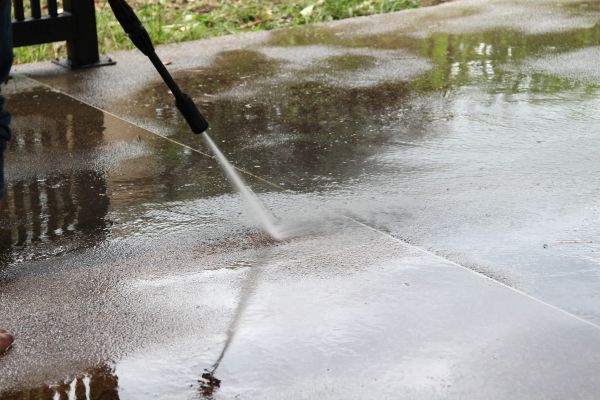 Concrete Deck Cleaning in Sheboygan