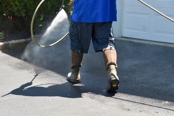 Asphalt Powerwashing in Sheboygan